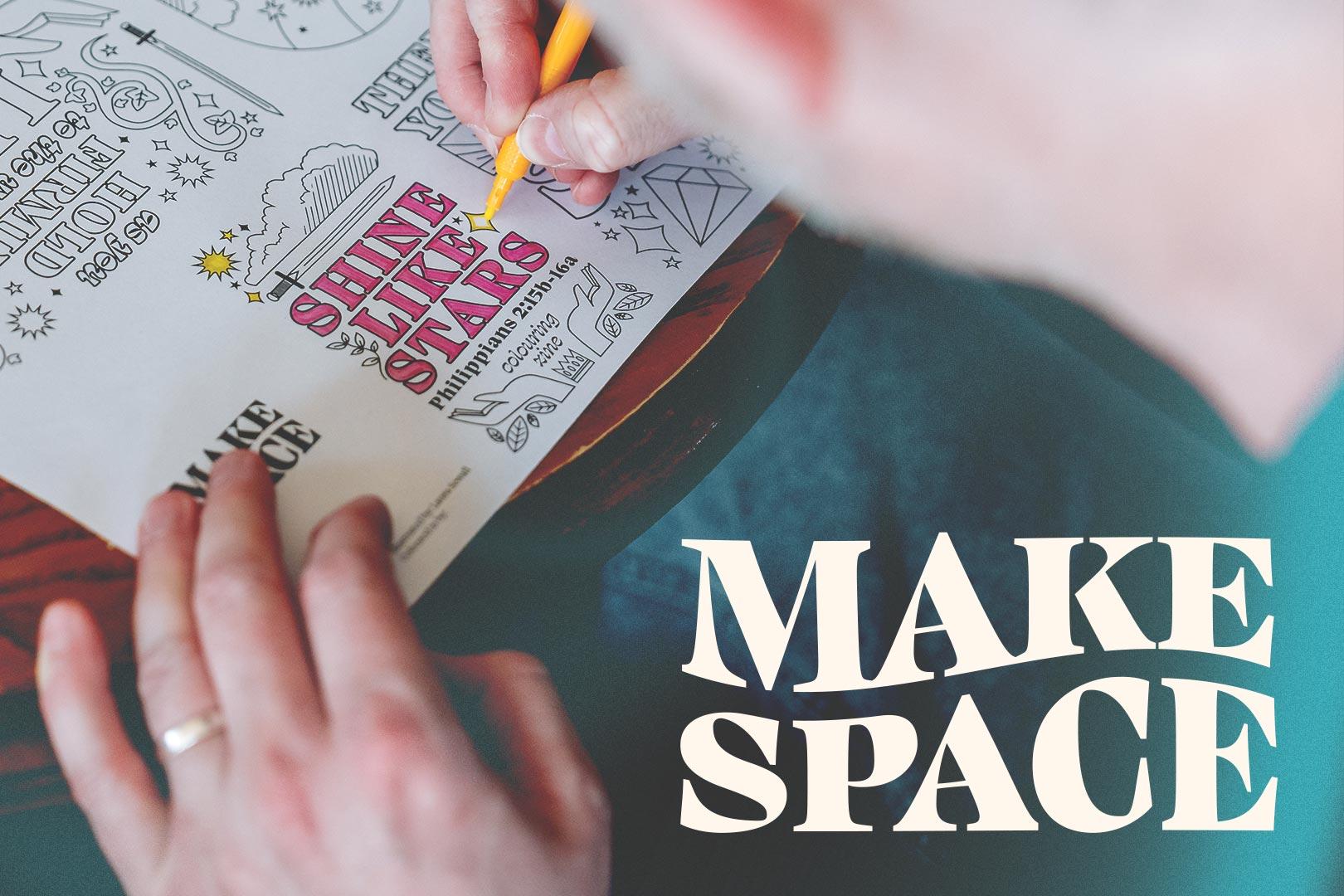 Zine making at Make Space